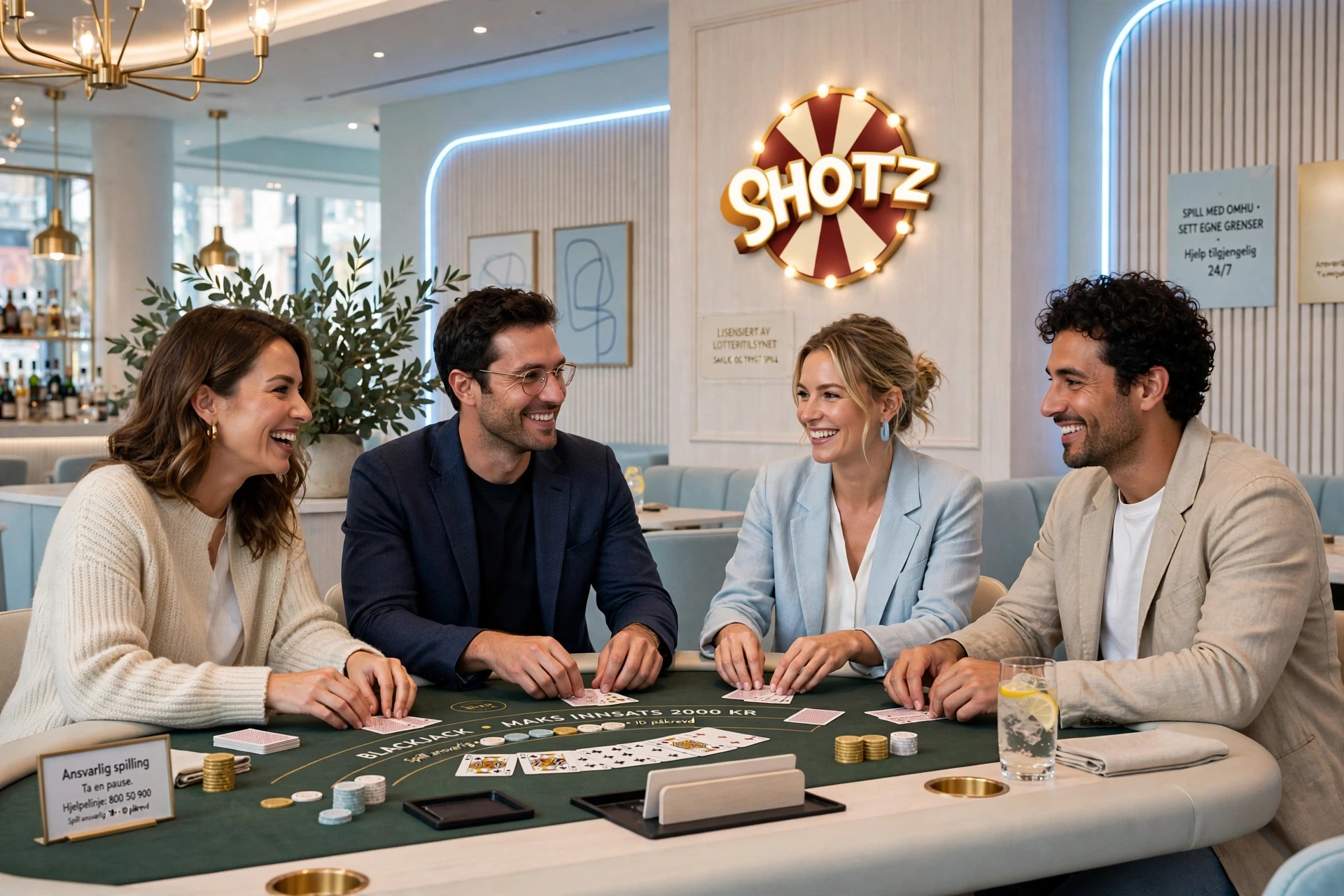 Blackjack på SHOTZ CASINO