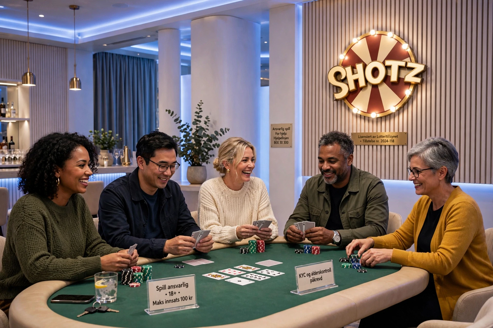 Pokerregler SHOTZ CASINO