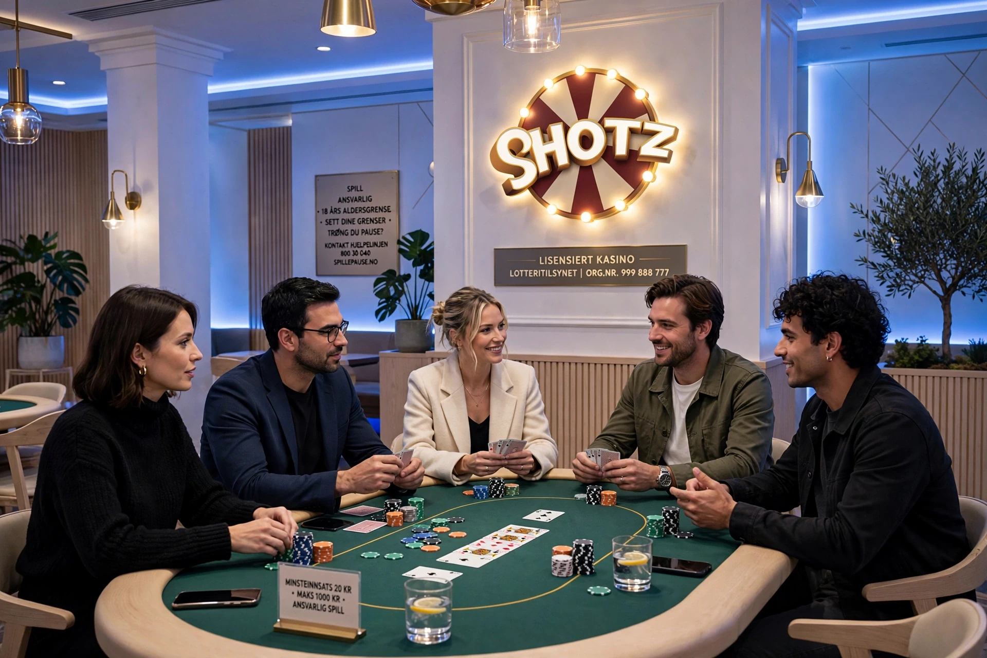 pokerturnering hos Shotz Casino